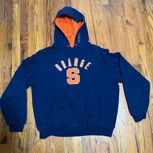 Vintage Syracuse University Orange, Navy Blue Hoodie Men’s Size XL